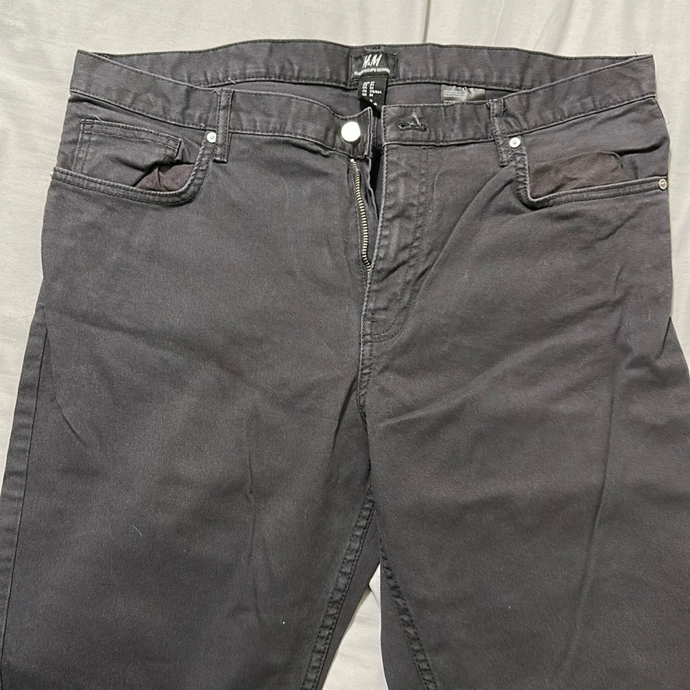 Gray chinos